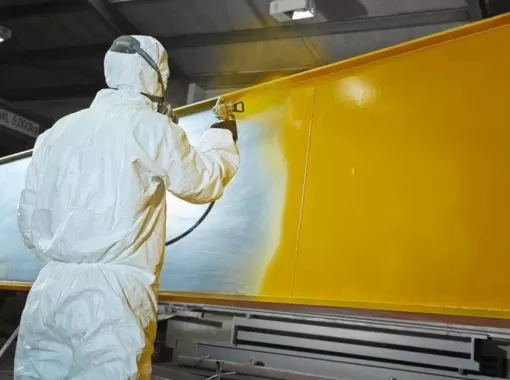 Painting of galvanized metal