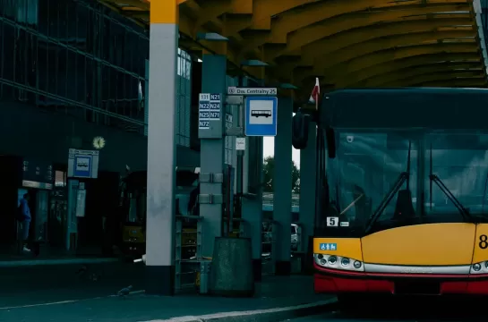 Painting of urban infrastructure elements