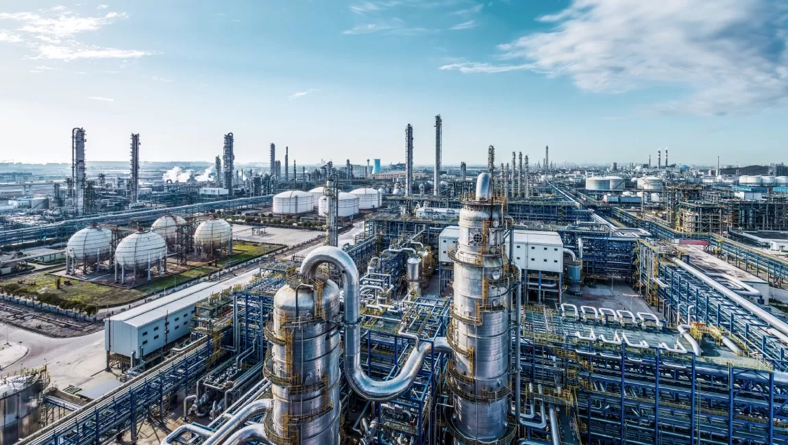 Repair of a corrosion-resistant structure at a chemical complex