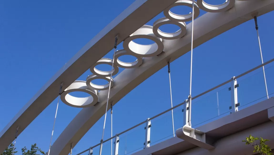 Protection of metal structures of bridges