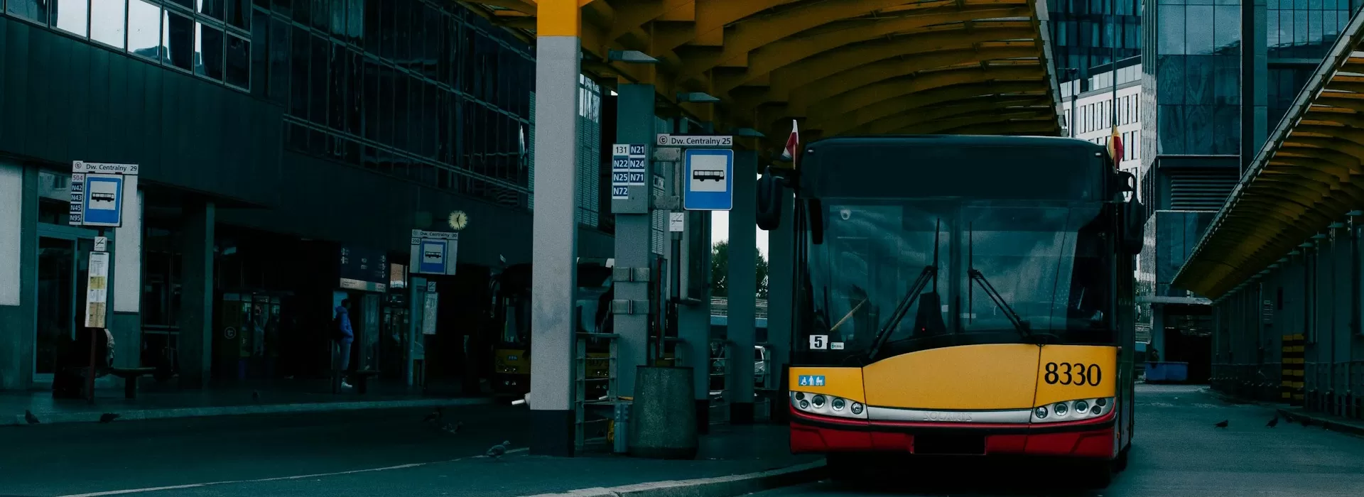 Painting of urban infrastructure elements