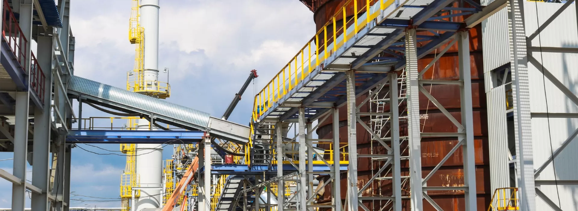 Repair of a corrosion-resistant structure at a chemical complex